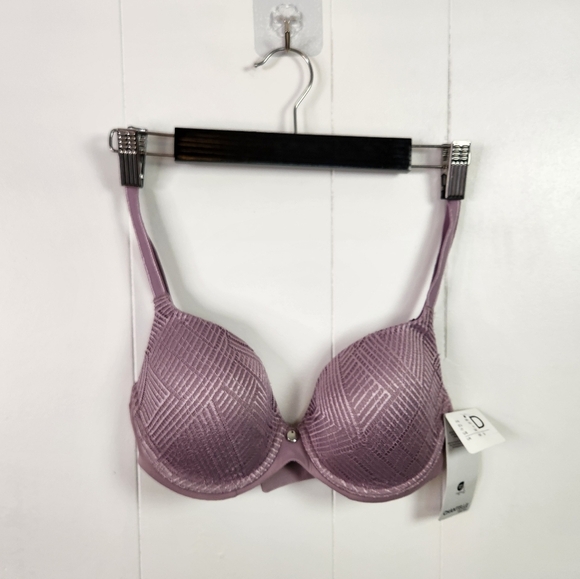 Chantelle Easy Feel Emma Lightly Lined Underwire T-Shirt Bra 32D New NWT Purple - Picture 4 of 11